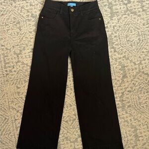 Draper James Black Wide Leg Pants